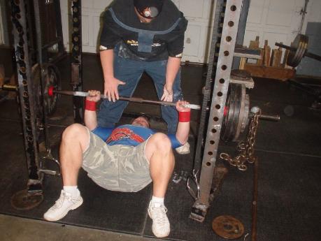 title Floor presses with chains